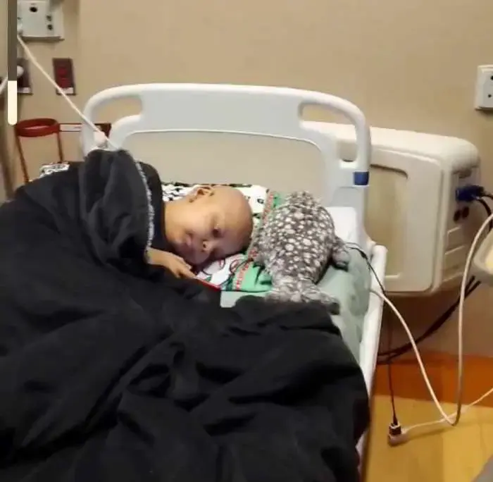 Jeremy in the hospital