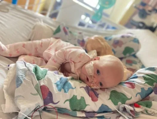 Danville residents Blair and Brett Patzner lost their first and only daughter Chloe Patzner following a terminal diagnosis at Stanford Children’s Hospital last year, with Blair Patzner now seeking to support other families with critically ill children in that region as a volunteer with There with Care. (Contributed photo)